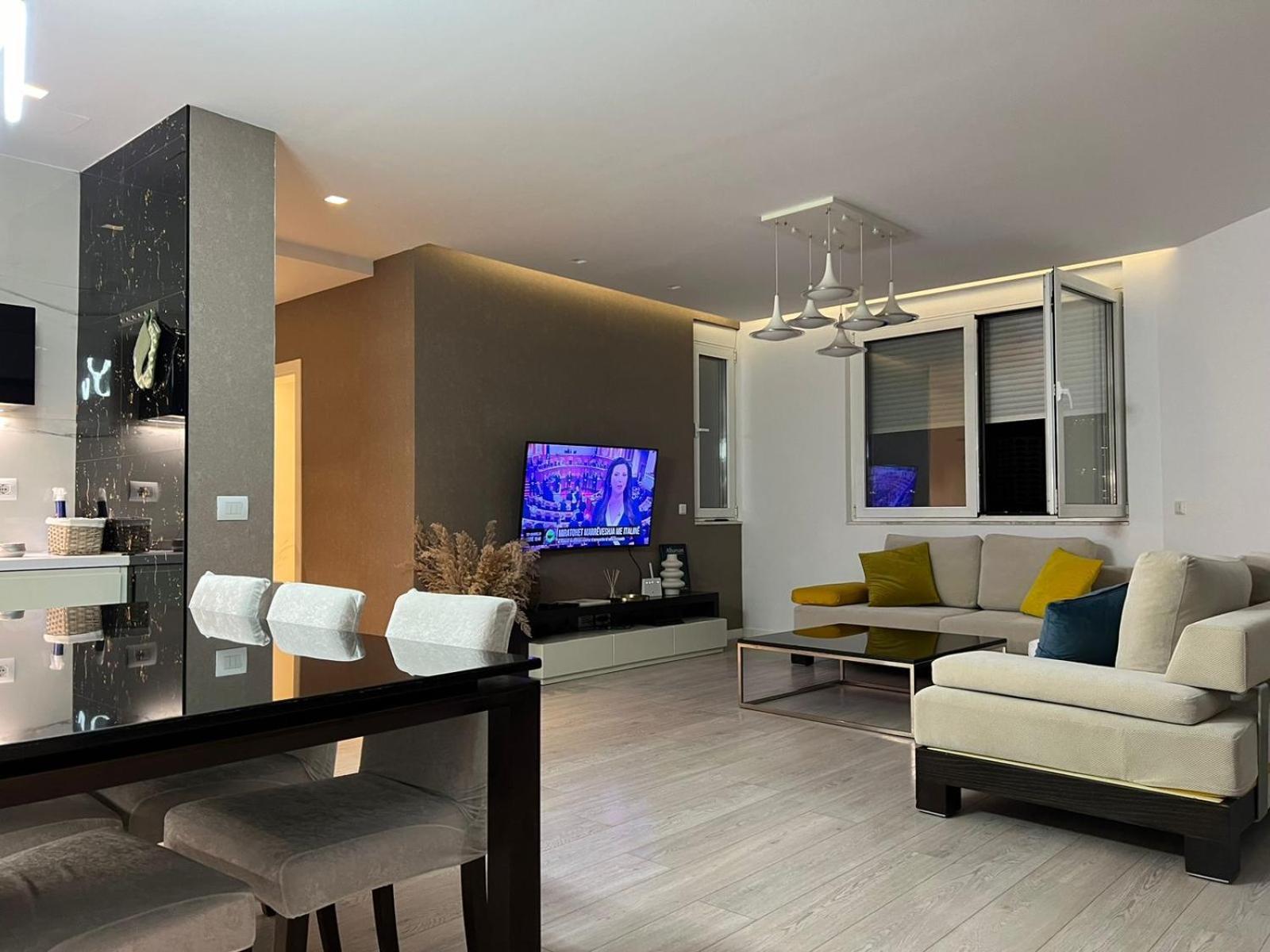 Appartamento Tirana Loft Living Esterno foto